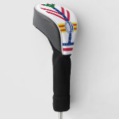 Vlag van Tampa, Florida Golfheadcover (Schuin)