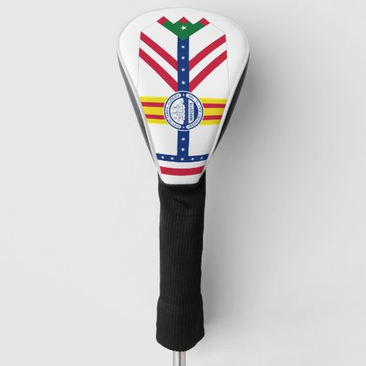 Vlag van Tampa, Florida Golfheadcover (Voorkant)