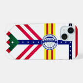 Vlag van Tampa (Florida) iPhone 15 Case (Achterkant horizontaal)
