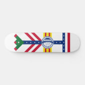 Vlag van Tampa, Florida Persoonlijk Skateboard (Horizontaal)