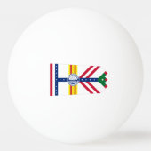 Vlag van Tampa, Florida Ping Pong Ball (Achterkant)