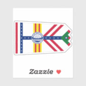 Vlag van Tampa, Florida Sticker (Vel)