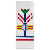 Vlag van Tampa, Florida Wine Gift Bag Wijn Cadeautas (Voorkant)