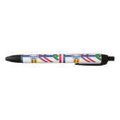 Vlag van Tampa, Florida Zwarte Inkt Pen (Bodem)