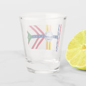 vlag van Tampa Shot Glas (Achterkant)