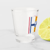 vlag van Tampa Shot Glas (Links)