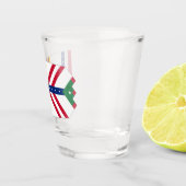vlag van Tampa Shot Glas (Rechts)