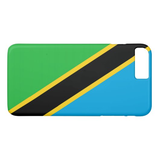 Vlag van Tanzania Case-Mate iPhone Case (Achterkant (Horizontaal))