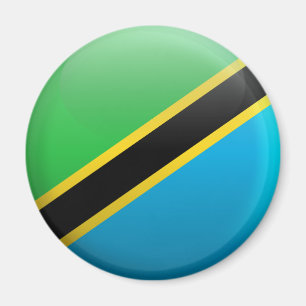 Vlag van Tanzania Magneet