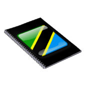 Vlag van Tanzania Notitieboek (Rechterzijde)
