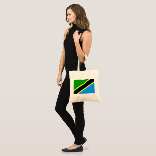 Vlag van Tanzania Tote Bag (Voorkant (model))