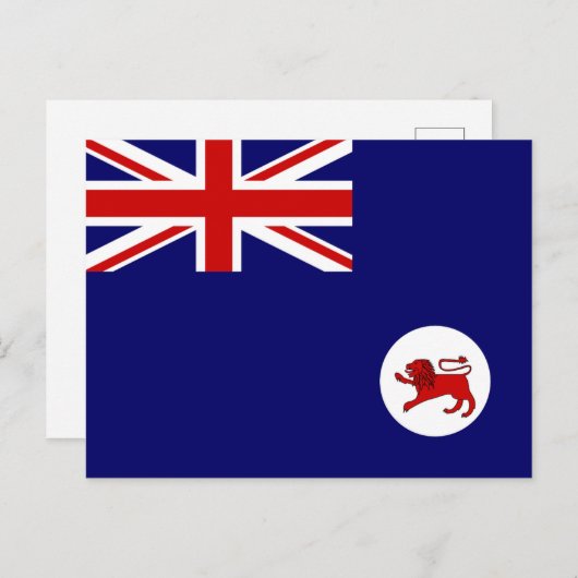 Vlag van Tasmania Briefkaart (Voorkant / Achterkant)