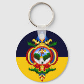 Vlag van Tegucigalpa, Honduras Sleutelhanger (Voorkant)