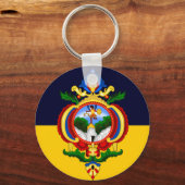 Vlag van Tegucigalpa, Honduras Sleutelhanger (Voorkant)
