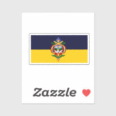 Vlag van Tegucigalpa, Honduras Sticker (Vel)