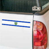 Vlag van Tel Aviv (Israël) Bumpersticker (Op Truck)