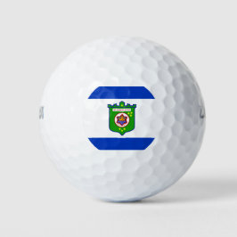 Vlag van Tel Aviv (Israël) Golfballen