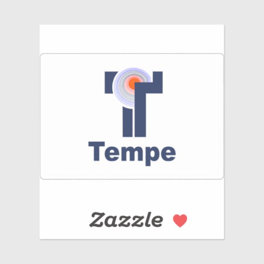 Vlag van Tempe, Arizona Sticker (Vel)