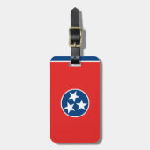 Vlag van Tennessee Bagagelabel (Voorkant verticaal)