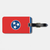 Vlag van Tennessee Bagagelabel (Achterkant horizontaal)