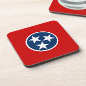 Vlag van Tennessee Bier Onderzetter (Linkerzijde)