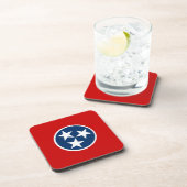 Vlag van Tennessee Bier Onderzetter (Rechterzijde)