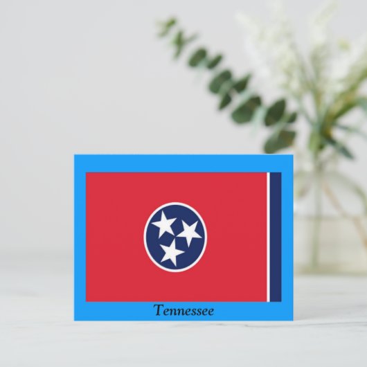Vlag van Tennessee Briefkaart (Staand voorkant)