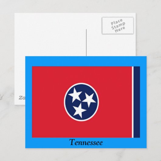 Vlag van Tennessee Briefkaart (Voorkant / Achterkant)