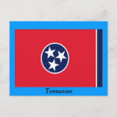 Vlag van Tennessee Briefkaart (Voorkant)