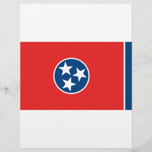 Vlag van Tennessee Flyer (Voorkant)