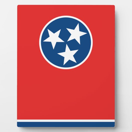 Vlag van Tennessee Fotoplaat (Voorkant)