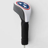Vlag van Tennessee Golfheadcover (Schuin)