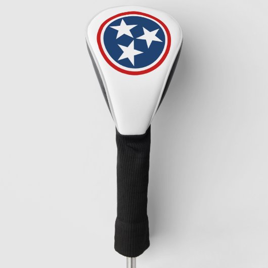 Vlag van Tennessee Golfheadcover (Voorkant)