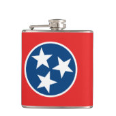 Vlag van Tennessee Heupfles (Voorkant)