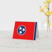 vlag van Tennessee Kaart (Gele Bloem)
