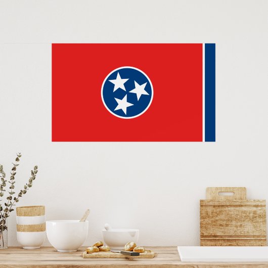 Vlag van Tennessee Poster (Keuken)