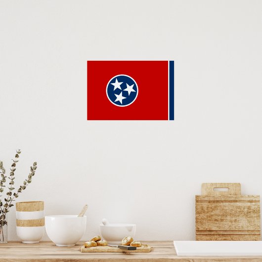 Vlag van Tennessee Poster (Keuken)