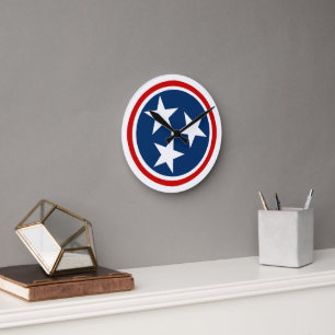 Vlag van Tennessee Ronde Klok