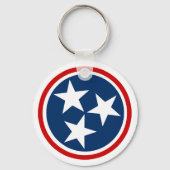Vlag van Tennessee Sleutelhanger (Achterkant)