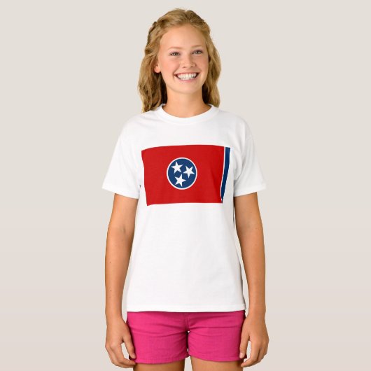 Vlag van Tennessee T-shirt (Voorkant volledig)