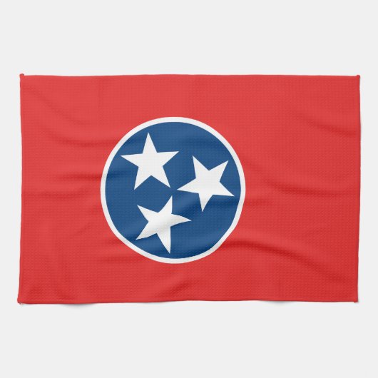 Vlag van Tennessee Theedoek (Horizontaal)