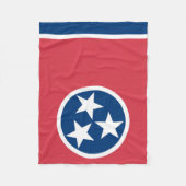 Vlag van Tennessee, VS Fleece Deken (Voorkant)