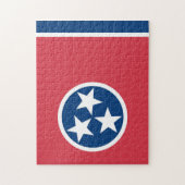 Vlag van Tennessee, VS Legpuzzel (Verticaal)
