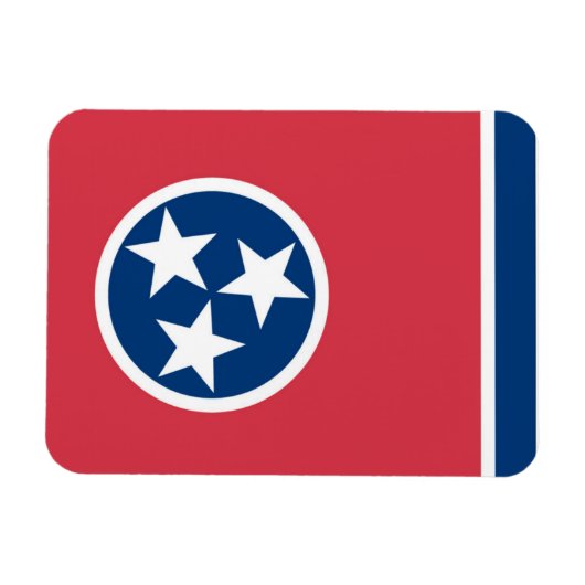 Vlag van Tennessee, VS Magneet (Horizontaal)