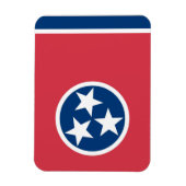 Vlag van Tennessee, VS Magneet (Verticaal)