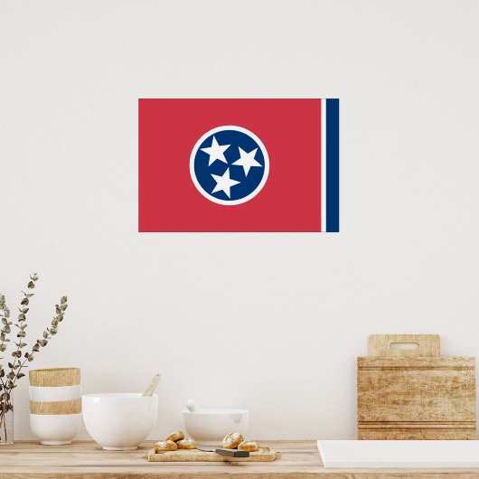 Vlag van Tennessee, VS Poster (Keuken)
