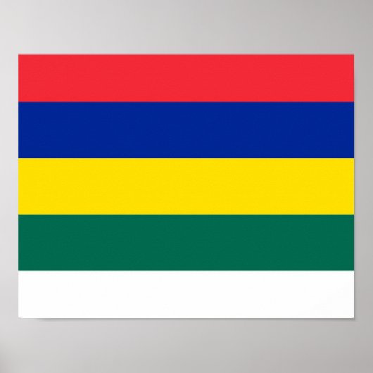 Vlag van Terschelling Poster (Voorkant)