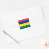 Vlag van Terschelling Vierkante Sticker (Envelop)