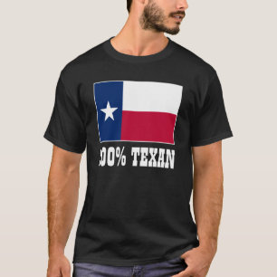 Vlag van Texas   100% Texaans T-shirt
