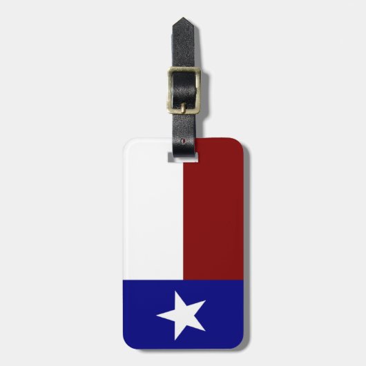 Vlag van Texas Bagagelabel (Voorkant verticaal)